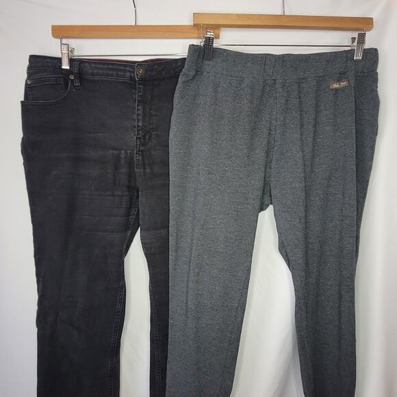 Matilda Jane- Women's 2 piece pants bundle- size XL and 18- Black and Gray - Picture 2 of 10